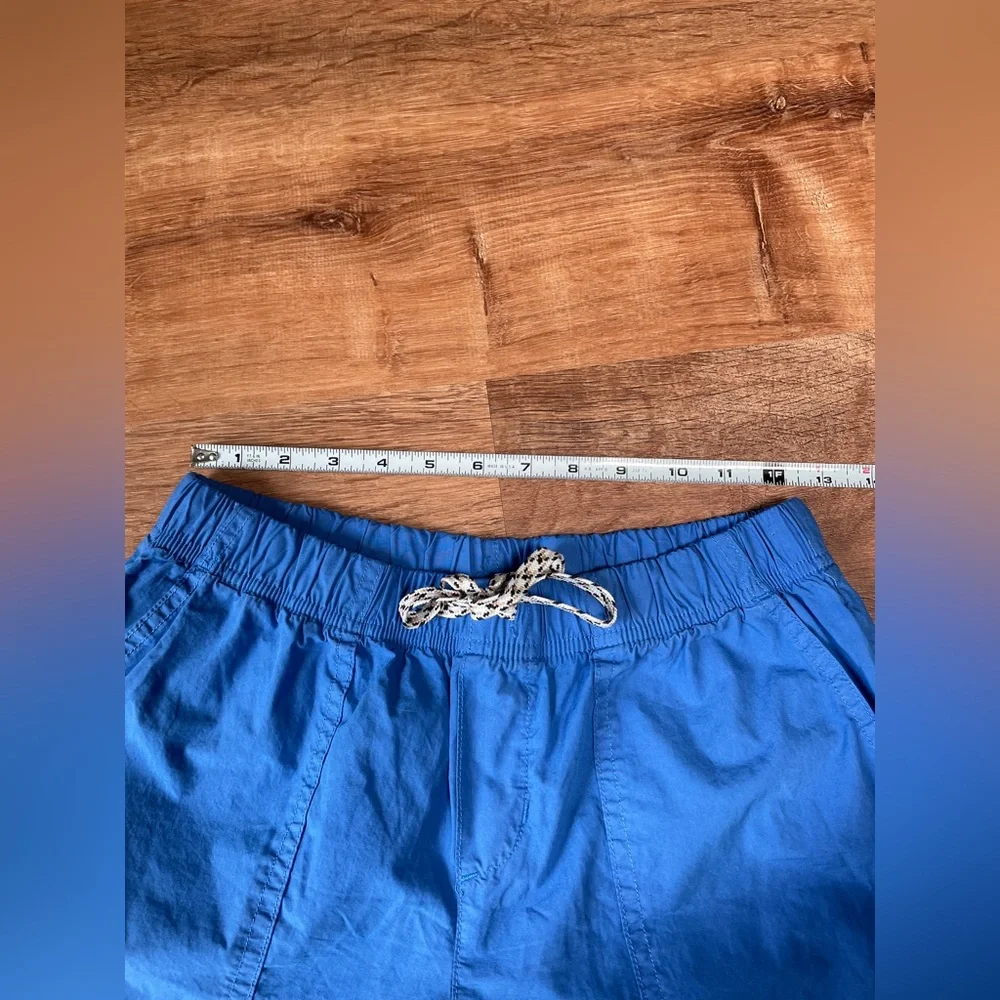 NWT Aerie baggy cargo skater pants XS cotton sustainable drawstring cobalt blue - Picture 12 of 15